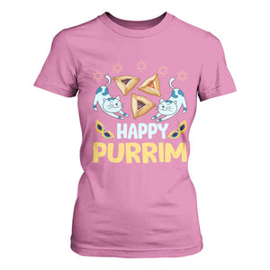 Purim Cat T Shirt For Women Happy Purrim Hamantash Jewish Star of David TS09 Azalea Print Your Wear