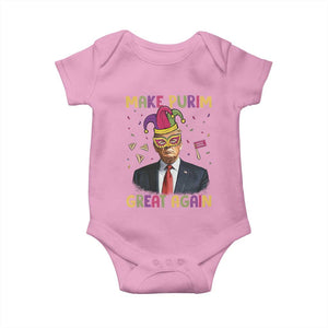 Trump Purim Baby Onesie Make Purim Great Again Jewish TS09 Light Pink Print Your Wear