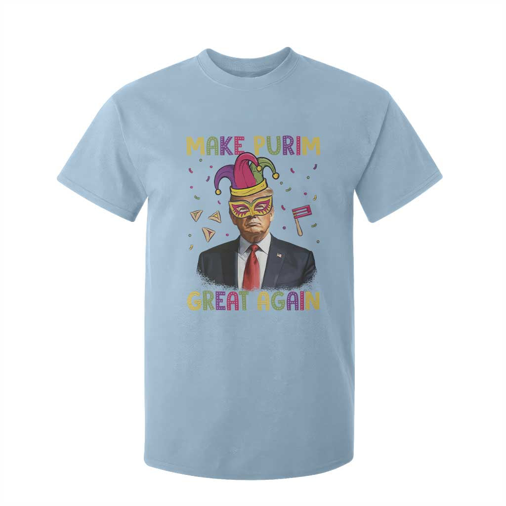 Trump Purim T Shirt For Kid Make Purim Great Again Jewish TS09 Light Blue Print Your Wear