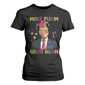 Trump Purim T Shirt For Women Make Purim Great Again Jewish TS09 Black Print Your Wear