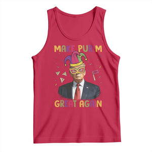 Trump Purim Tank Top Make Purim Great Again Jewish TS09 Red Print Your Wear