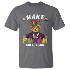 Funny Trump Purim T Shirt Make Purim Great Again TS09 Charcoal Print Your Wear