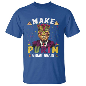 Funny Trump Purim T Shirt Make Purim Great Again TS09 Royal Blue Print Your Wear