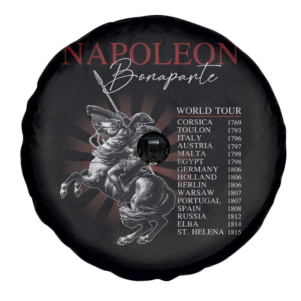 Funny History Lover Spare Tire Cover Napoleon Bonaparte World Tour TS09 Print Your Wear