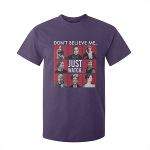 Strong Historical Women T Shirt For Kid Don't Believe Me Just Watch TS09 Purple Print Your Wear