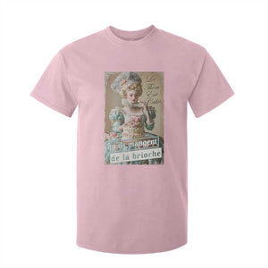 Satirical Funny History Jokes T Shirt For Kid Let Them Eat Cake Marie Antoinette Queen of France TS09 Light Pink Print Your Wear