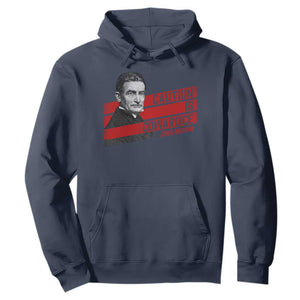 John Brown Hoodie Caution Is Cowardice TS09 Navy Print Your Wear