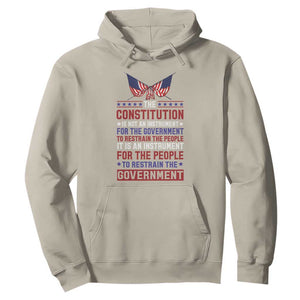 American Patriotism Hoodie The Constitution Is An Instrument TS09 Sand Print Your Wear