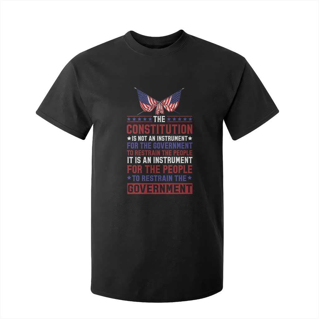 American Patriotism T Shirt For Kid The Constitution Is An Instrument TS09 Black Print Your Wear