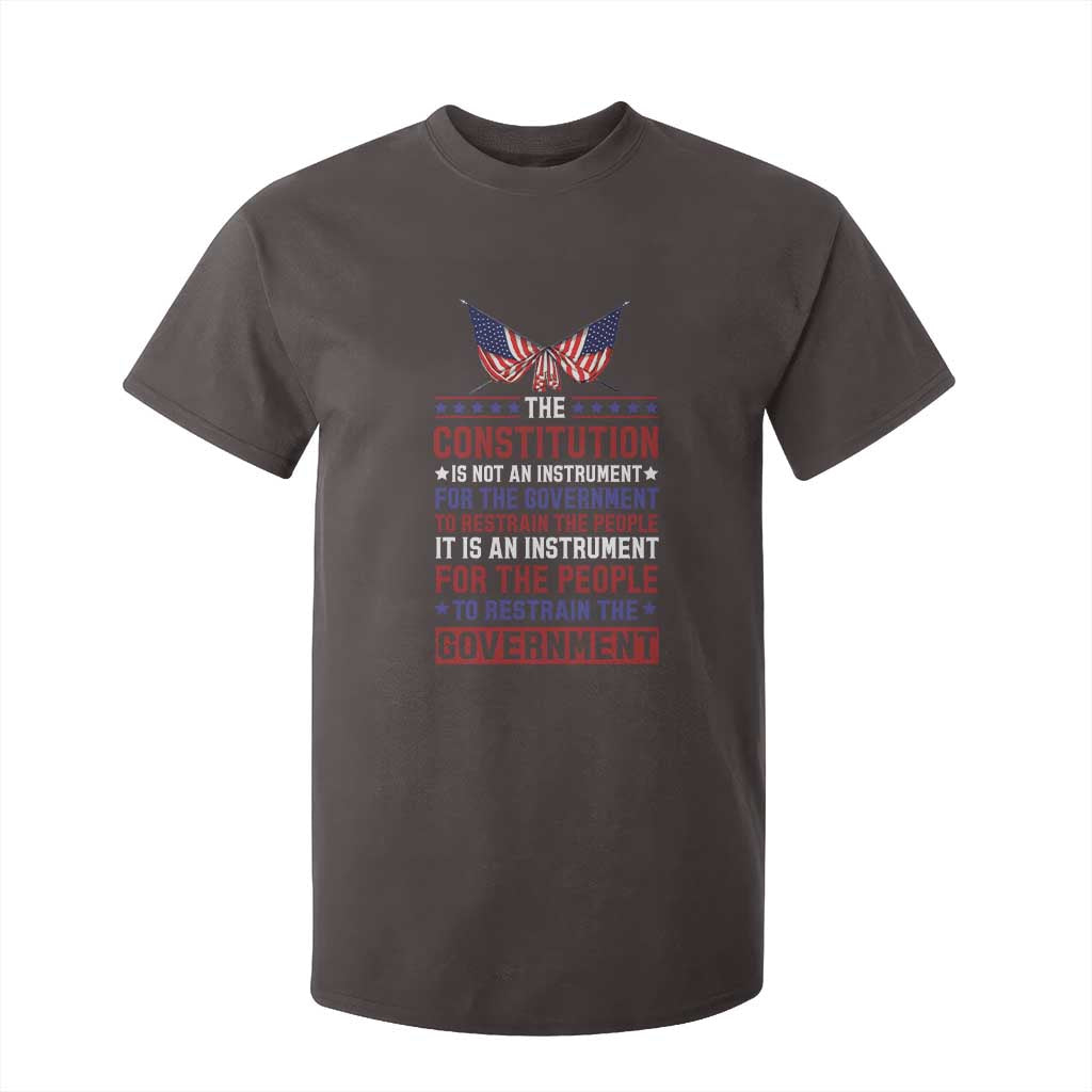 American Patriotism T Shirt For Kid The Constitution Is An Instrument TS09 Dark Chocolate Print Your Wear