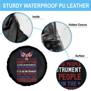 American Patriotism Spare Tire Cover The Constitution Is An Instrument TS09 Print Your Wear