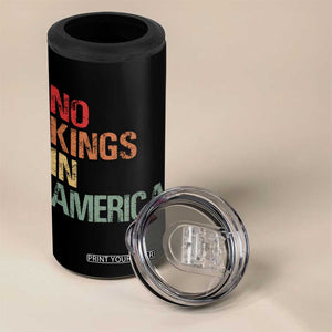 Retro No Kings in America 4 in 1 Can Cooler Tumbler TS09 Print Your Wear