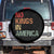 Retro No Kings in America Spare Tire Cover TS09 No hole Black Print Your Wear