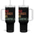 Retro No Kings in America Tumbler With Handle TS09 One Size: 40 oz Black Print Your Wear