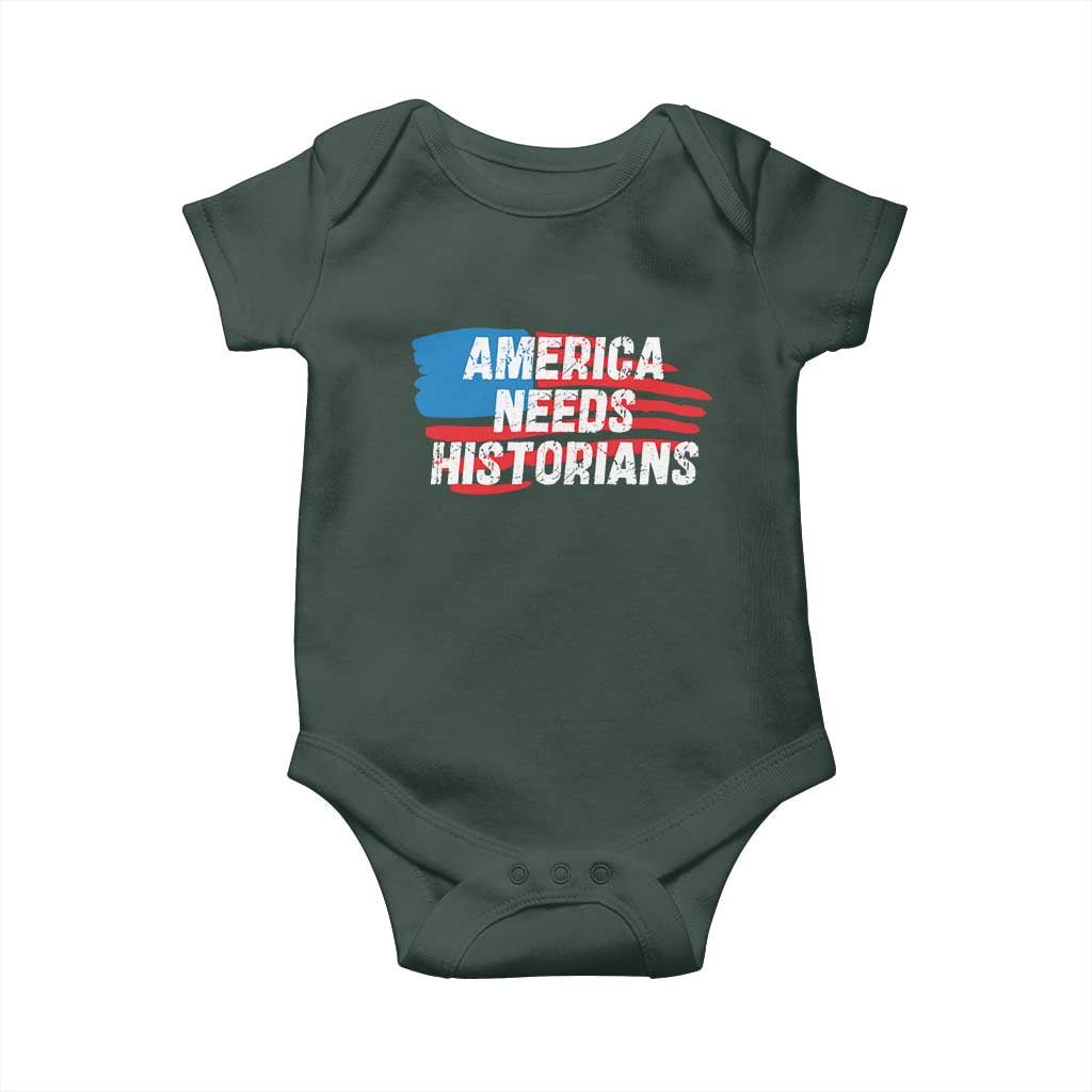 America Needs Historians Baby Onesie TS09 Print Your Wear