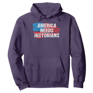 America Needs Historians Hoodie TS09 Purple Print Your Wear