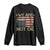 We Are Not Ok American Flag Upside Down Long Sleeve Shirt TS09 Black Print Your Wear