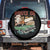 Historic Route 66 Highway Spare Tire Cover Main Street Of America Vintage Car TS09 No hole Black Print Your Wear