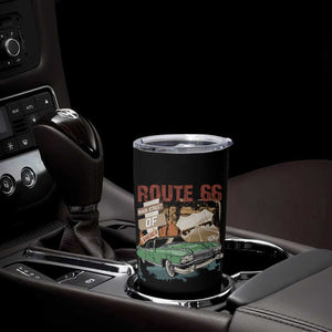 Historic Route 66 Highway Tumbler Cup Main Street Of America Vintage Car TS09 Print Your Wear