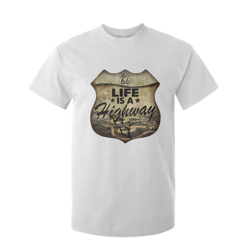 Life Is A Highway Road Trip T Shirt For Kid TS09 White Print Your Wear