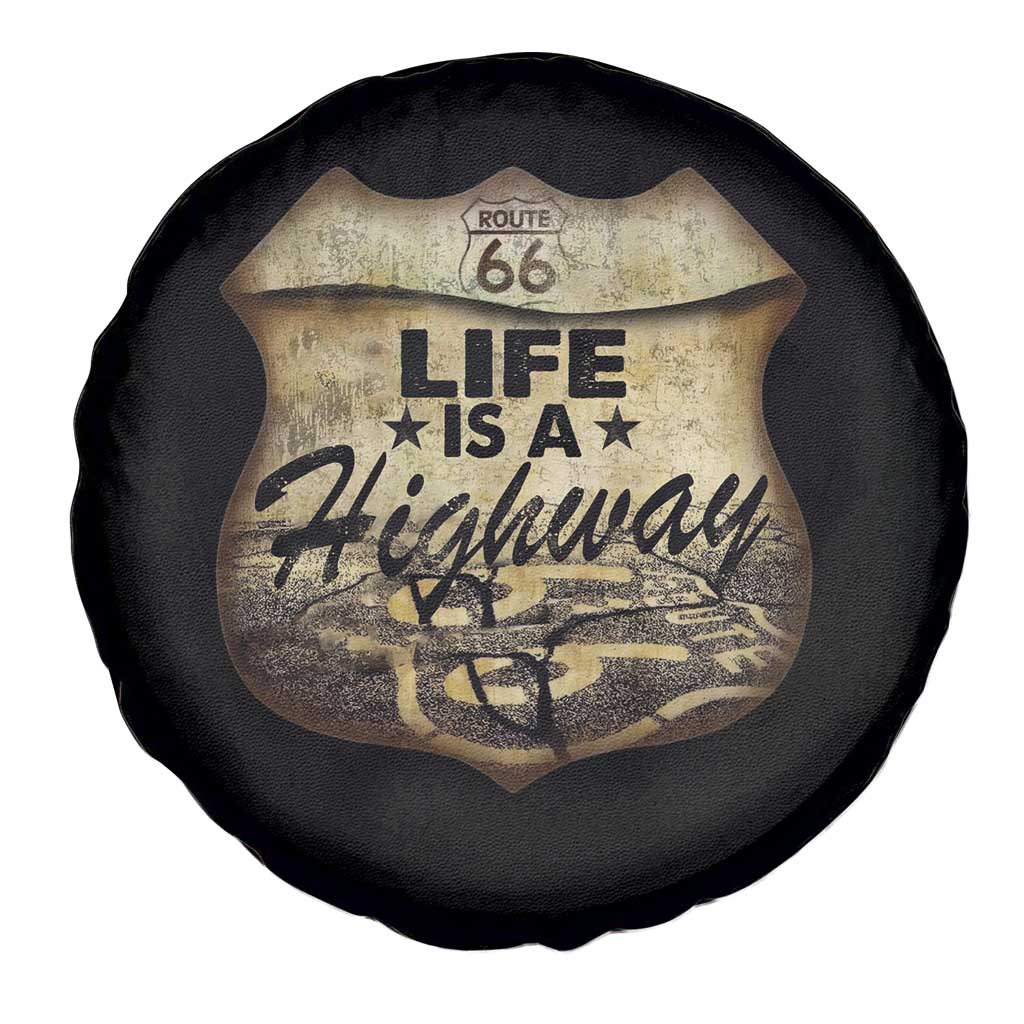 Life Is A Highway Road Trip Spare Tire Cover TS09 Print Your Wear