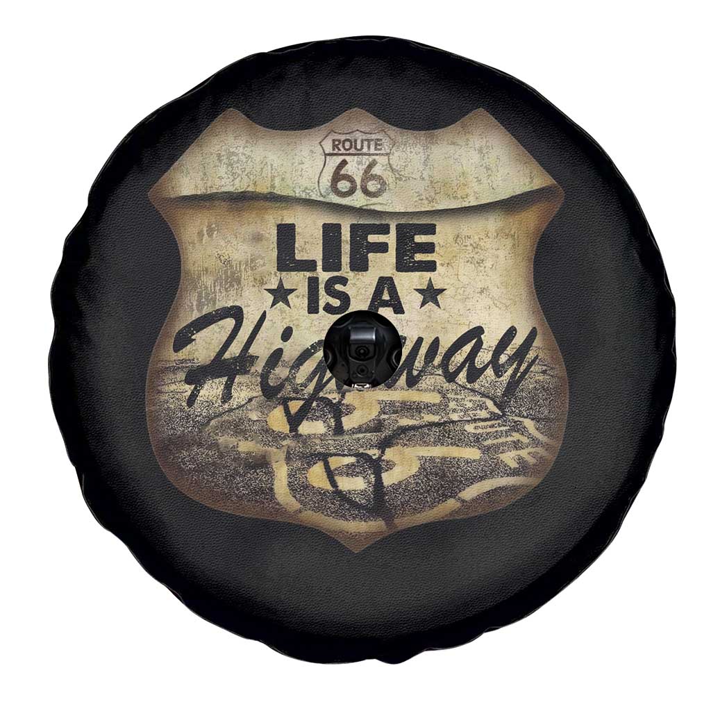 Life Is A Highway Road Trip Spare Tire Cover TS09 Print Your Wear