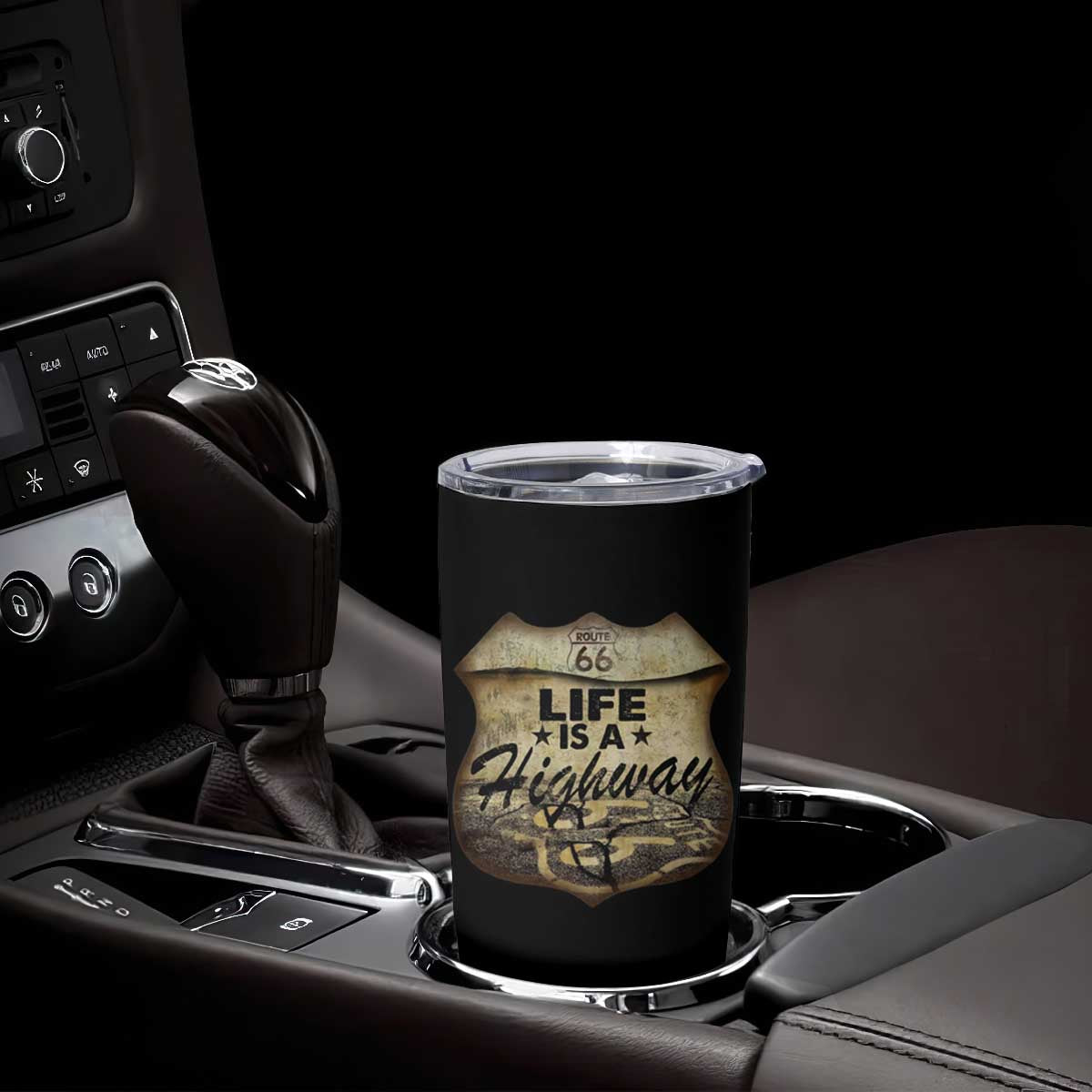 Life Is A Highway Road Trip Tumbler Cup TS09 Print Your Wear