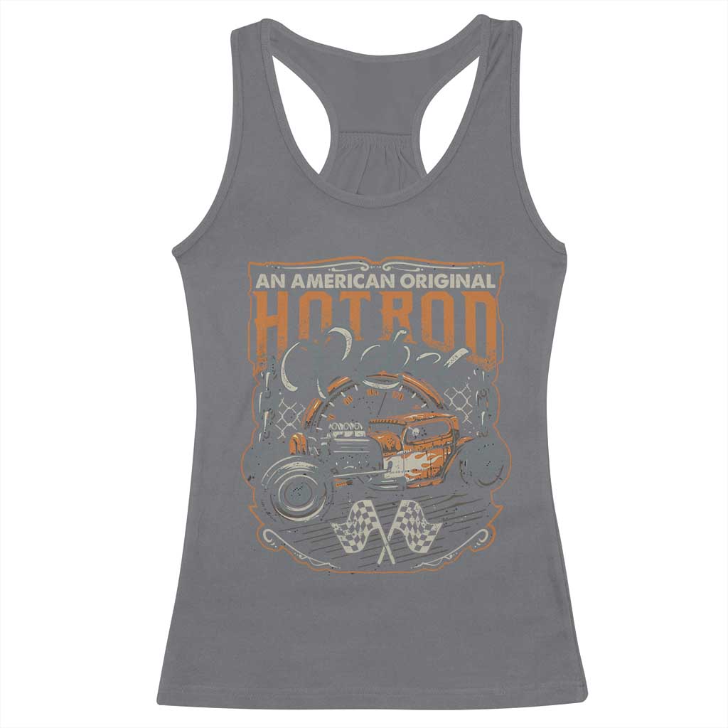 Vintage Hotrod Hot Rodder Racerback Tank Top TS09 Charcoal Print Your Wear