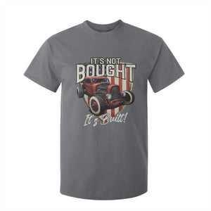 Vintage Hotrod Hot Rodder T Shirt For Kid It's Not Bought It's Built TS09 Charcoal Print Your Wear