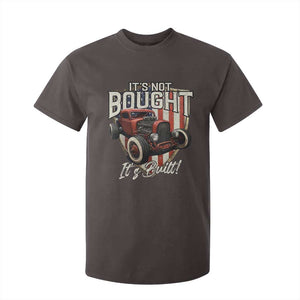 Vintage Hotrod Hot Rodder T Shirt For Kid It's Not Bought It's Built TS09 Dark Chocolate Print Your Wear