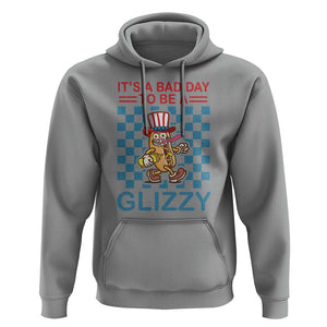 Funny 4th Of July Hoodie Its A Bad Day To Be A Glizzy Hot Dog TS09 Sport Gray Print Your Wear