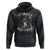 Funny 4th Of July Hoodie Feral But Free Raccoon American Flag TS09 Black Print Your Wear
