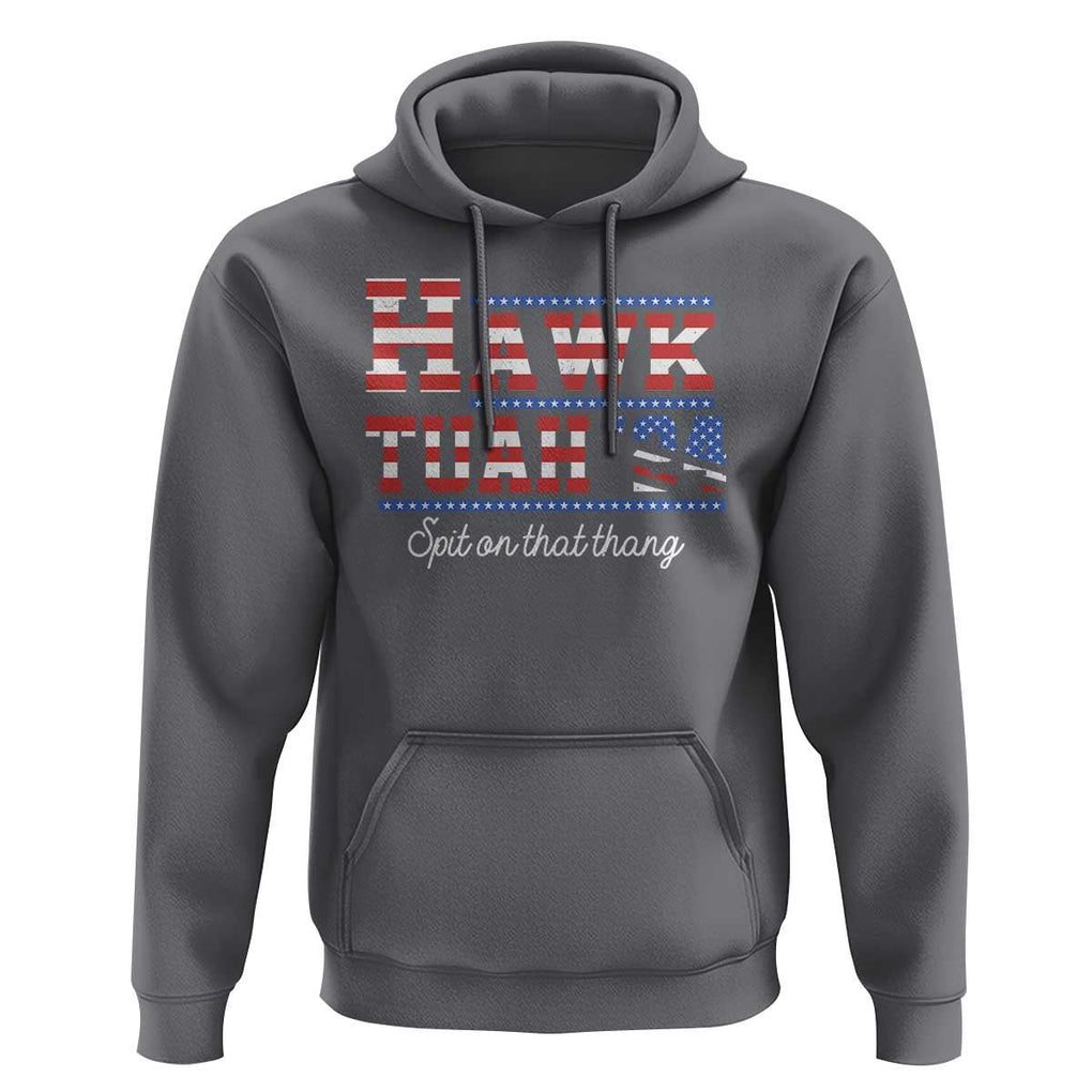 Funny Hawk Tuah Spit On That Thing Hoodie TS09 Charcoal Print Your Wear