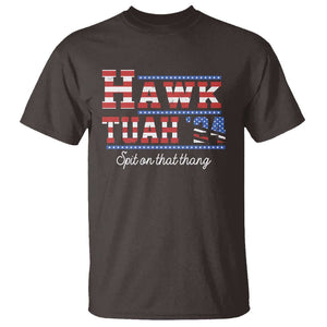 Funny Hawk Tuah Spit On That Thing T Shirt TS09 Dark Chocolate Print Your Wear