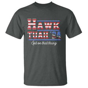 Funny Hawk Tuah Spit On That Thing T Shirt TS09 Dark Heather Print Your Wear