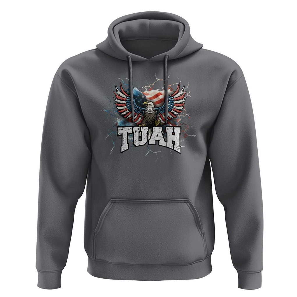 Hawk Tuah Cool America Ealge Hoodie TS09 Charcoal Print Your Wear