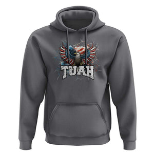 Hawk Tuah Cool America Ealge Hoodie TS09 Charcoal Print Your Wear