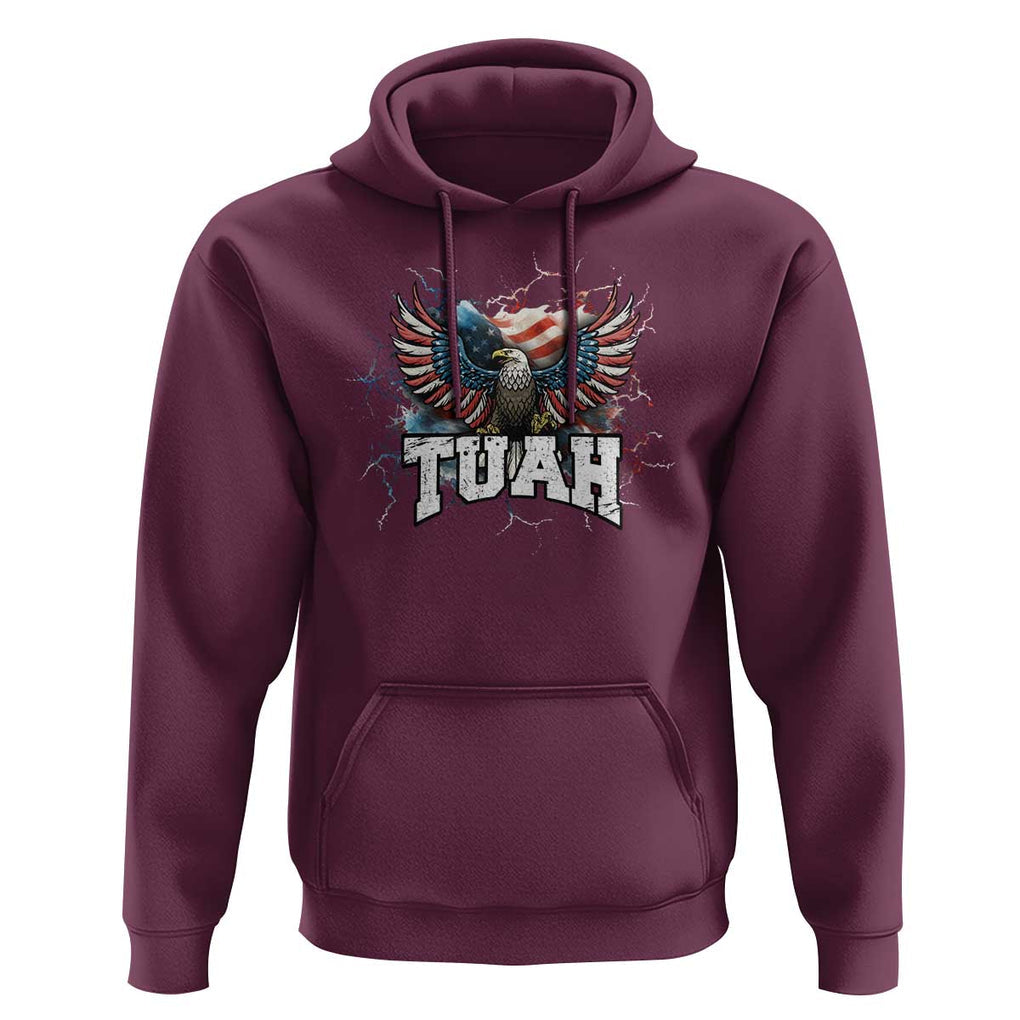 Hawk Tuah Cool America Ealge Hoodie TS09 Maroon Print Your Wear