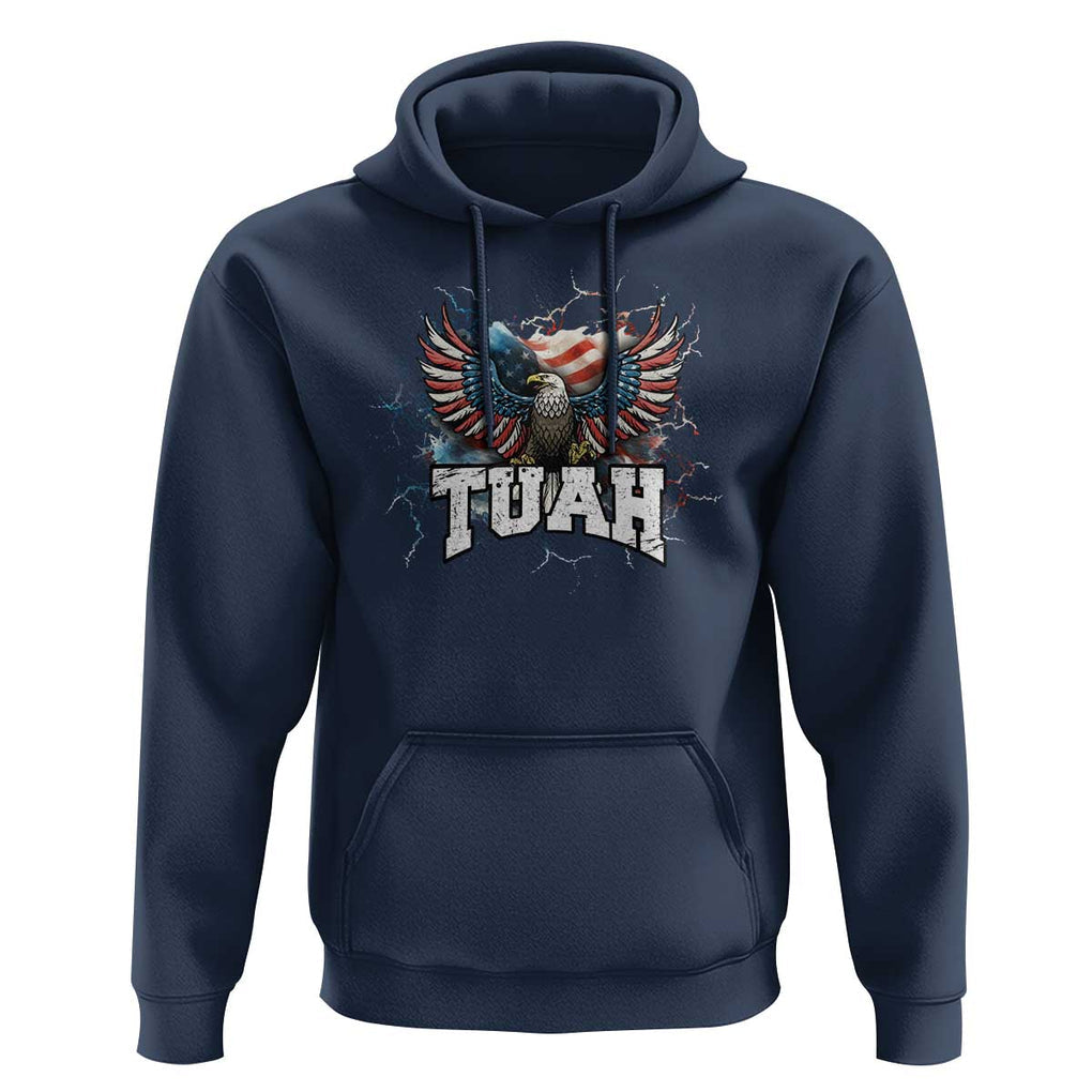 Hawk Tuah Cool America Ealge Hoodie TS09 Navy Print Your Wear