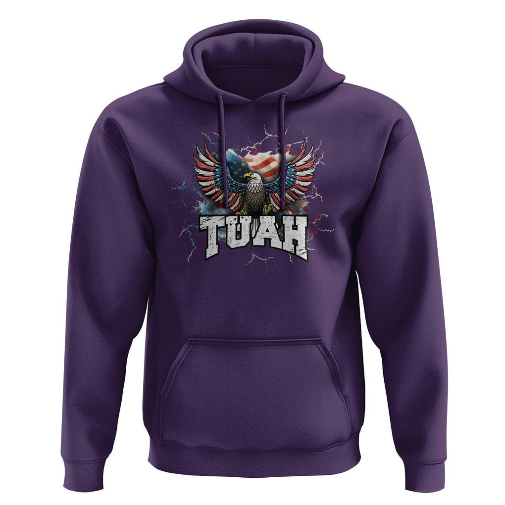 Hawk Tuah Cool America Ealge Hoodie TS09 Purple Print Your Wear
