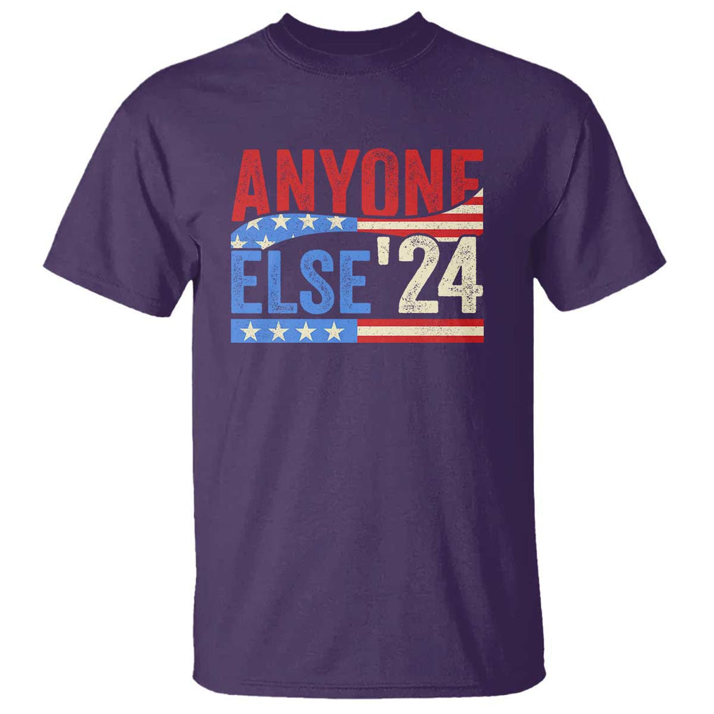 Funny Political Election T Shirt Anyone Else 2024 American USA TS09 Purple Print Your Wear
