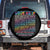 Vote As If Your Skin Is Not White Human Rights LGBT Support Spare Tire Cover TS09 No hole Black Print Your Wear