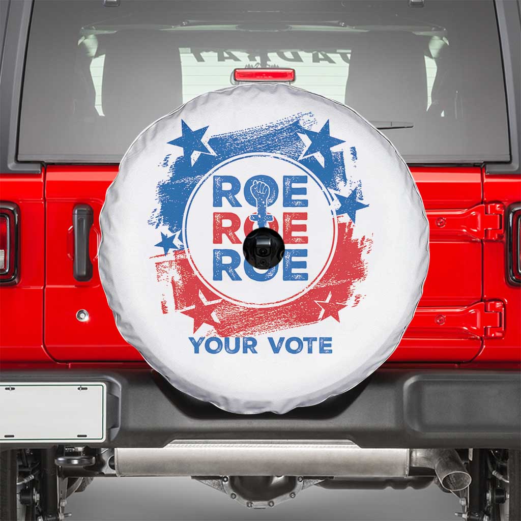 Abortion Rights Spare Tire Cover Roe Your Vote Pro Choice Feminist TS09 White Print Your Wear