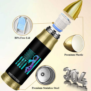 Suicide Prevention Bullet Tumbler Choose Life American Flag TS09 Print Your Wear