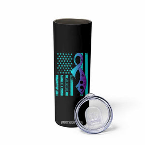 Suicide Prevention Skinny Tumbler Choose Life American Flag TS09 Print Your Wear