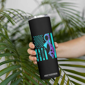 Suicide Prevention Skinny Tumbler Choose Life American Flag TS09 Print Your Wear