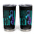 Suicide Prevention Tumbler Cup Choose Life American Flag TS09 Black Print Your Wear