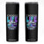 Suicide Prevention Skinny Tumbler Choose Life Sunflower American TS09 Black Print Your Wear