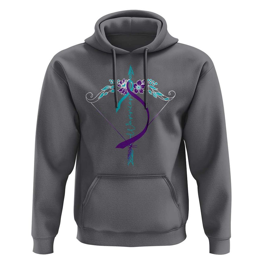 Suicide Prevention Arrow Warrior Hoodie TS09 Charcoal Print Your Wear