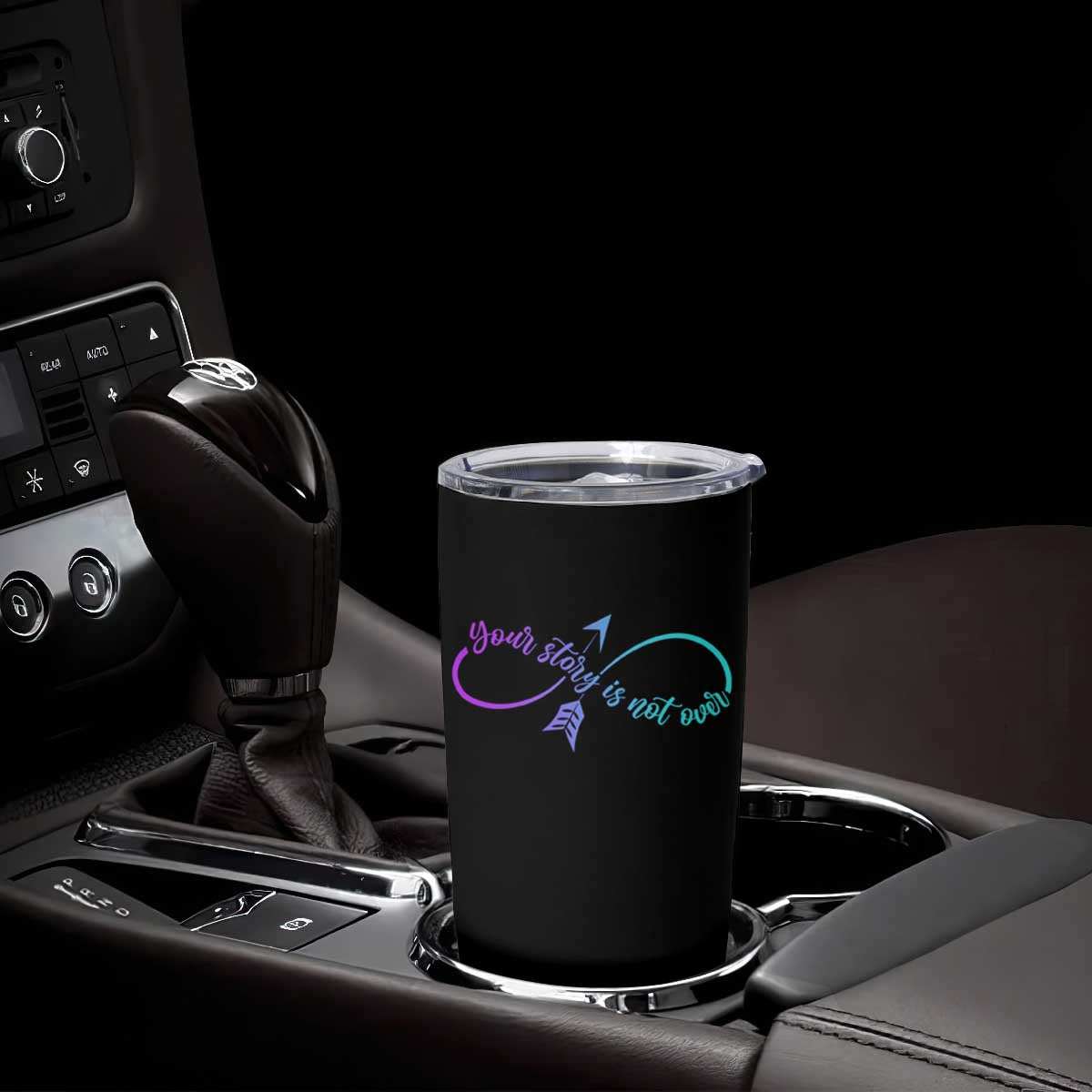 Suicide Prevention Tumbler Cup Your Story Is Not Over Yet Arrow TS09 Print Your Wear